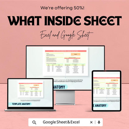 Daily Method Operation Template, Daily Operations Planner, Task and Schedule Tracker, Team Workflow Sheet, Excel & Google Sheets