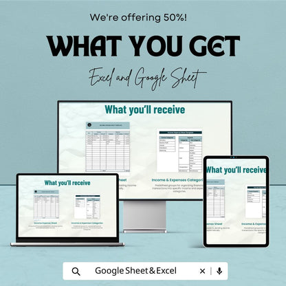 Income Expense Sheet Template Excel, Monthly Income and Expense Tracker, Small Business Budget Spreadsheet,  Cash Flow Log