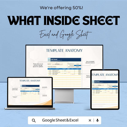 Vendor Reconciliation Template | Accounts Payable Reconciliation Spreadsheet | Supplier Statement Matching | Invoice & Payment Tracker