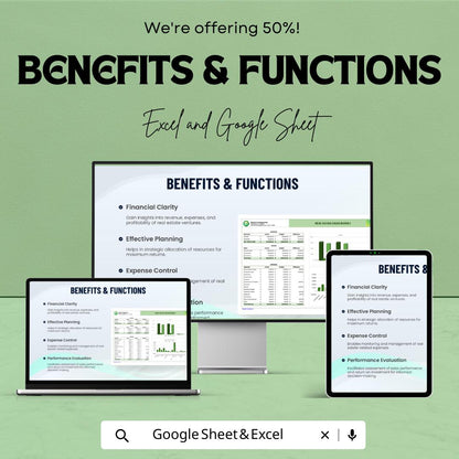 Real Estate Sales Budget Template, Property Budget Spreadsheet, Realtor Income Tracker, Commission Calculator, Excel & Google Sheets