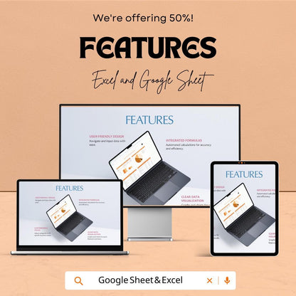Rental Income & Expense Worksheet | Property Management | Google Sheets| Expenses and Profit Easily | Real Estate Financial Tracker