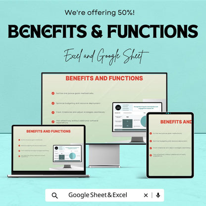 Recognition Program Participation & Engagement Tracker | HR Template for Excel and Google Sheets | Employee Engagement Dashboard