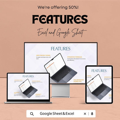 Tech Startup Budget Template | Startup Budget Spreadsheet | SaaS Financial Planning Sheet | Excel & Google Sheets | Expense Tracker Template