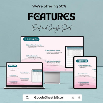 Finance Credit Score Tracking Template | Credit Score Log | Automated Credit Tracker | Financial Score Management Tool