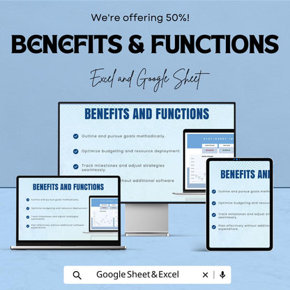 Stationery Inventory Sheet - Excel & Google Sheets Template - Track Stock, Sales, and Profits for Your Stationery Business