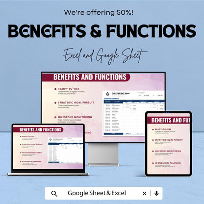 Accounting Spreadsheet Template | Small Business Bookkeeping | Income and Expense Tracker | Financial Finance Sheet