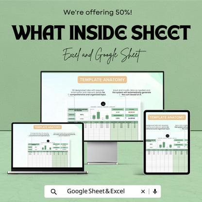 Startup Influencer Campaign ROI Tracker Template | Excel & Google Sheets | Influencer Marketing Analytics, Campaign Performance Tracker