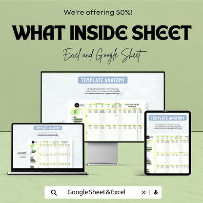 Startup Sales Pipeline Tracker Template  | CRM Spreadsheet | Lead & Deal Tracking Dashboard for Small Business