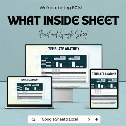 Finance Dynamic Balance Sheet Template | Financial Statement Spreadsheet | Assets & Liabilities Tracker | Business Finance Tool
