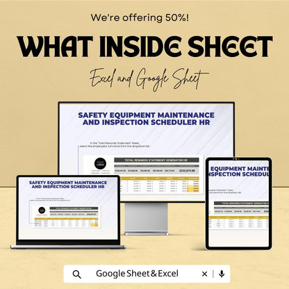 Total Rewards Statement Generator HR Template | Excel & Google Sheets | Employee Compensation Report | Salary Benefits Breakdown Tool
