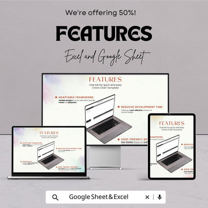 Chore Chart Template | Excel and Google Sheets | Weekly Household Planner | Family Task Organizer | Editable Chore Schedule