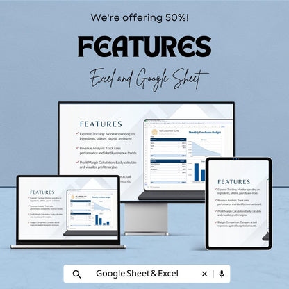Monthly Freelance Budget Template,  Freelancer Income & Expense Tracker, Self Employed Budget, Small Business Budget