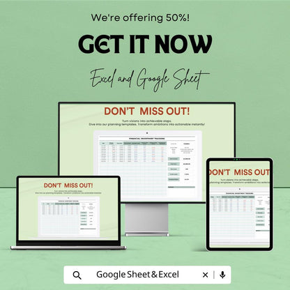 Financial Investment Tracking Template | Investment Log, Portfolio Tracker, Gain Loss Calculator, Finance Tracking Template