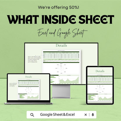 Sales Target Tracking Template | Sales Performance Dashboard | Revenue Tracker Spreadsheet | Sales Analytics Report