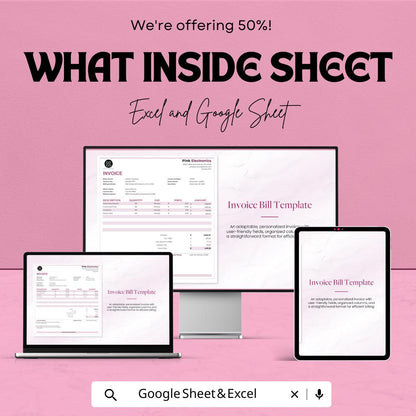 Personal Invoice Template | Editable Billing Template | Simple Business Invoice | Freelancer Invoice | Printable Receipt Form