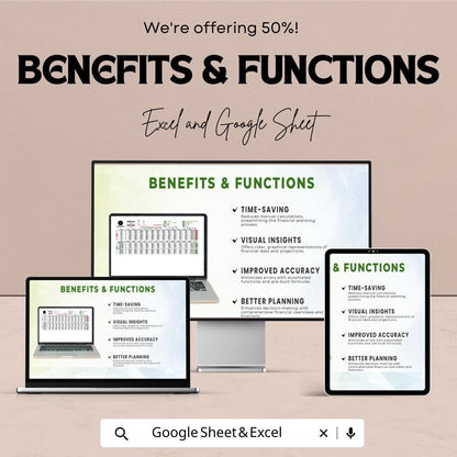 Startup Expense and Revenue Projection Sheet | Excel & Google Sheet | Financial Planning Template | Business Budget | Cash Flow Forecasting
