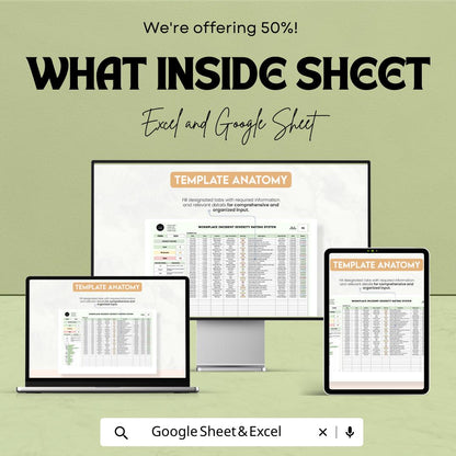 Workplace Incident Severity Rating System Template | Safety Incident Tracker | Risk Assessment Spreadsheet | Incident Log