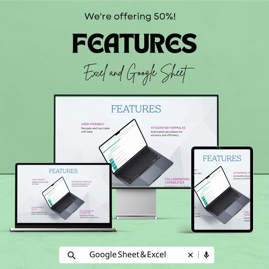 Client SMART Goals Template | Action Plan Spreadsheet | Goal Setting Planner | Project Tracker | Excel & Google Sheets | Business Goal