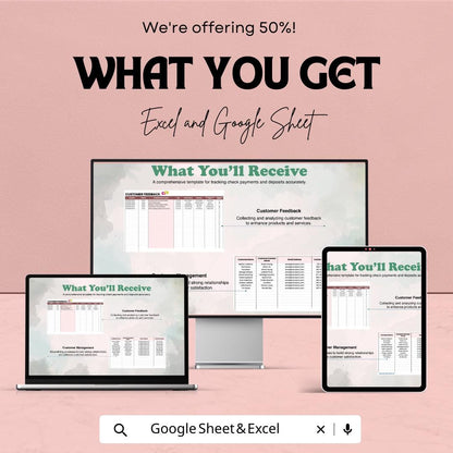 Customer Feedback Form Sheet | Excel & Google Sheet | Collect and.;lm  Analyze Feedback | 50% Off | Instant Download