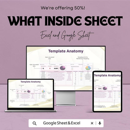 Payroll Accounting Compliance Monitoring Template | Payroll Compliance Tracker | Monitoring Dashboard