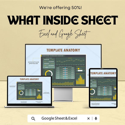 Investment Scorecard Template | ROI Tracker | Investment Analysis Dashboard | Portfolio Performance Tracker | Financial Planning Tool