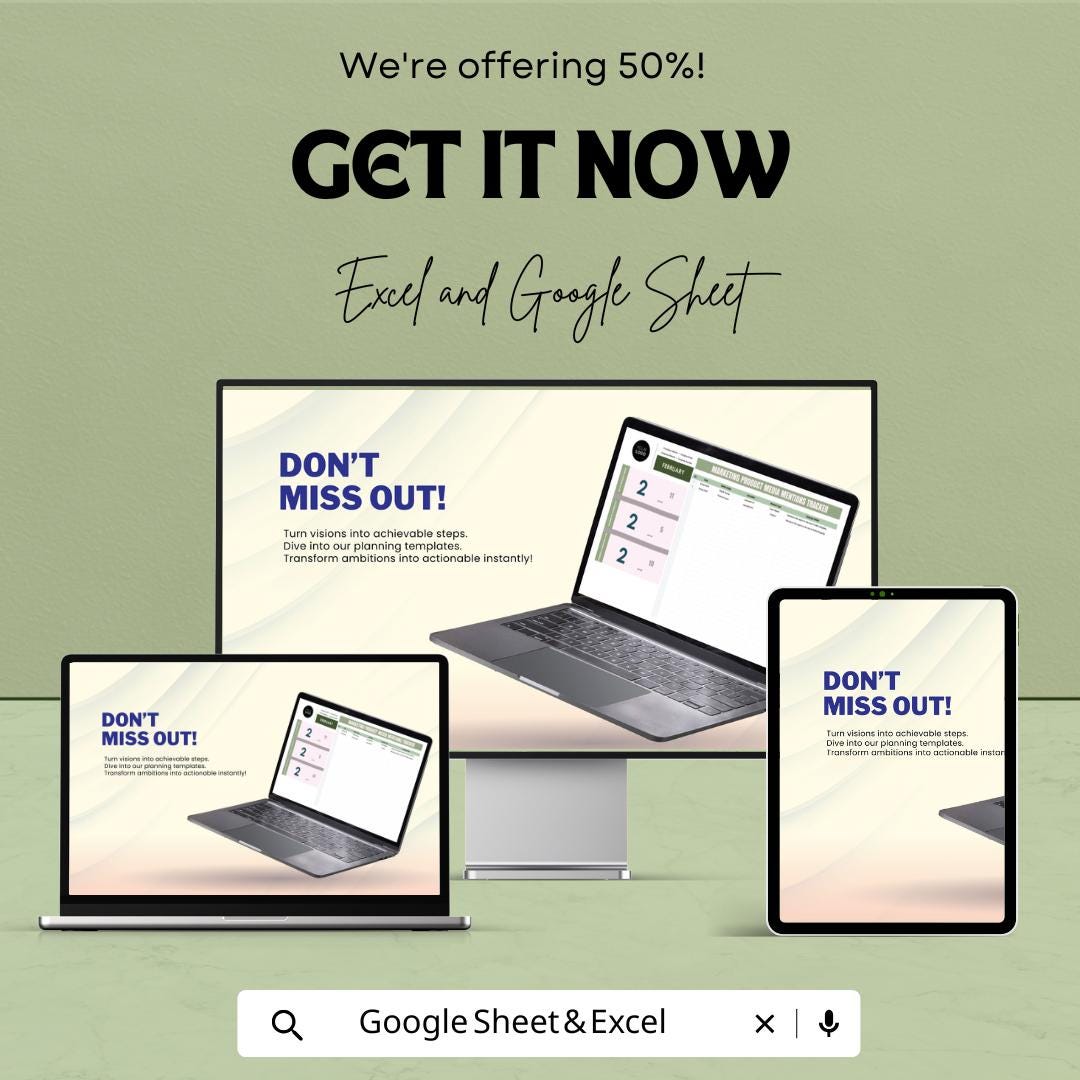 Marketing Product Media Mentions Tracker Template | PR Tracker | Media Monitoring Spreadsheet | Google Sheets & Excel |