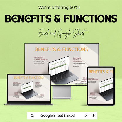 Bookkeeping Workbook Sheet for Financial Management | Google Sheet Template | Track Income & Expenses | Budgeting and Accounting Tool