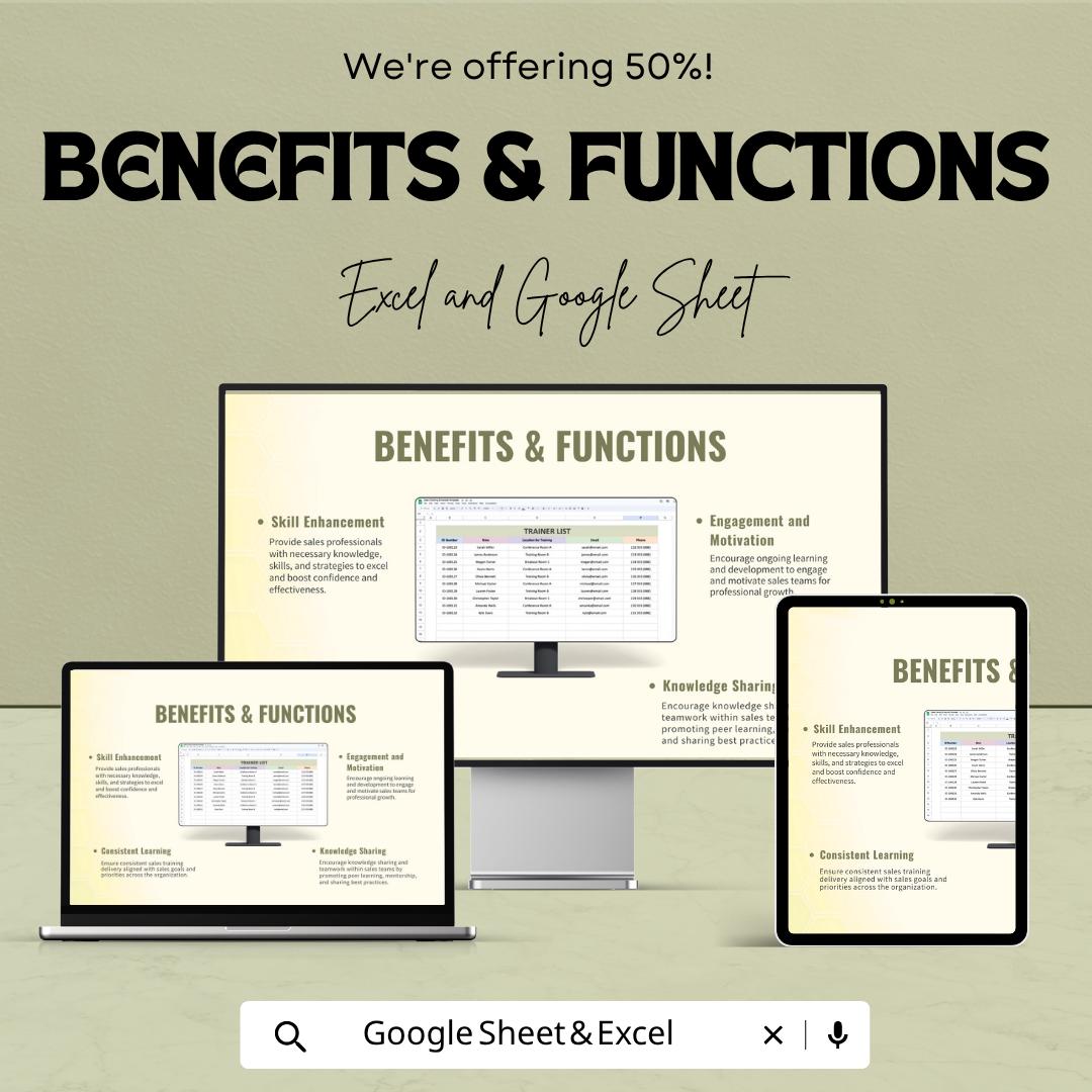 Sales Training Schedule Template | Employee Training Planner | Sales Training Tracker | Staff Training Schedule | Training Plan Template