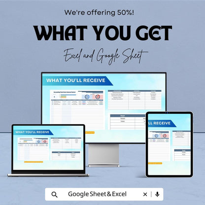 Accounting Fixed Asset Internal Control Template | Asset Tracking & Compliance Sheet |  Internal Control Checklist | Audit Tool