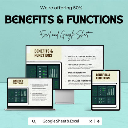 Human Resource Ratio Dashboard | HR Metrics Tracker | Excel & Google Sheets | Employee Analysis | HR Analytics | Workforce Management