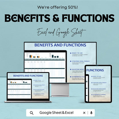 Startup Investment Analysis Template | Excel and Google Sheets | Investment Projection Spreadsheet | Startup Financial Model |