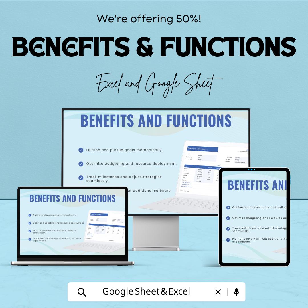 Employee Timesheet Template | Excel & Google Sheets | Time Tracker for Work Hours | Overtime Calculator | Instant Download