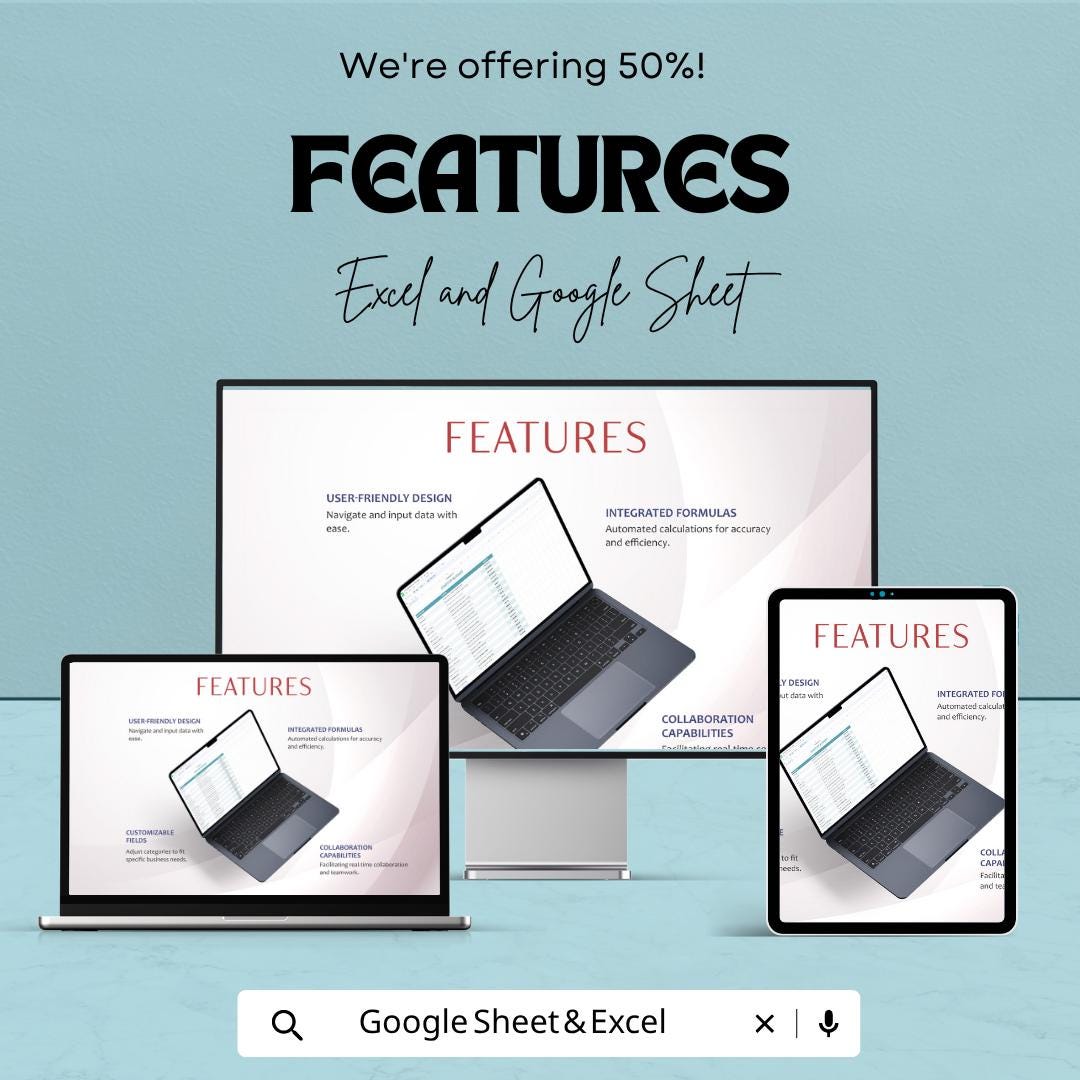 Startup Budget Template Excel Google Sheets | Small Business Budget Planner | Startup Cost Tracker Spreadsheet | Business Financial Planning