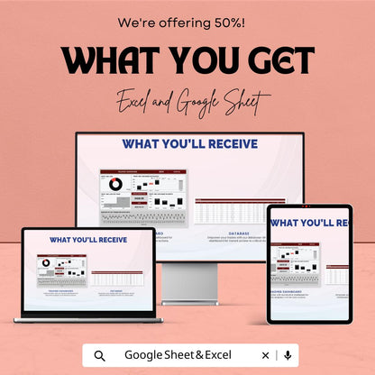 Trading Dashboard Sheet - Excel and Google Sheet for Profit & Loss, Trade Tracking, Investment Analysis - Financial Dashboard Template