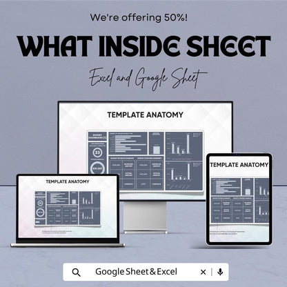 Budget Dashboard Template | Google Sheet | Track Expenses, Budgeting & Financial Overview | Budget Planner for Personal and Business Use