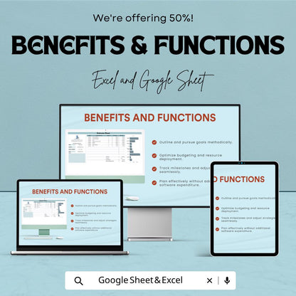 Estimate Sheet Template Excel | Cost Estimate Spreadsheet | Project Budget Planner | Contractor Estimate Template | Google Sheets Estimate