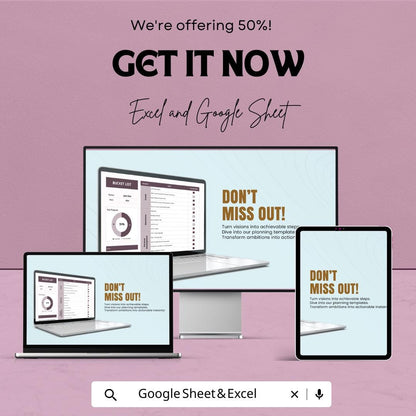Bucket List Sheet Template | Digital Download | Google Sheets & Excel | Goal Tracker | Travel Planner | Editable Checklist