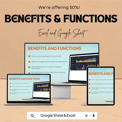 Sales Quarterly Analysis Template | Excel & Google Sheets | Quarterly Sales Dashboard | Business Performance Spreadsheet
