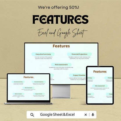 Project Report for Loan | Excel & Google Sheets | Budget, Financial Summary, Timeline | Loan Approval Tracking | Project Management Template