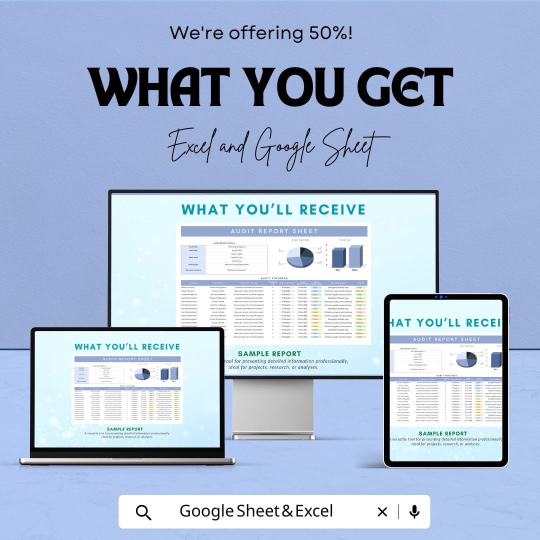 Report Layout Template | Professional Business Report Template | Editable Data Analysis Template | Chart Dashboard Layout