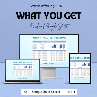 Report Layout Template | Professional Business Report Template | Editable Data Analysis Template | Chart Dashboard Layout