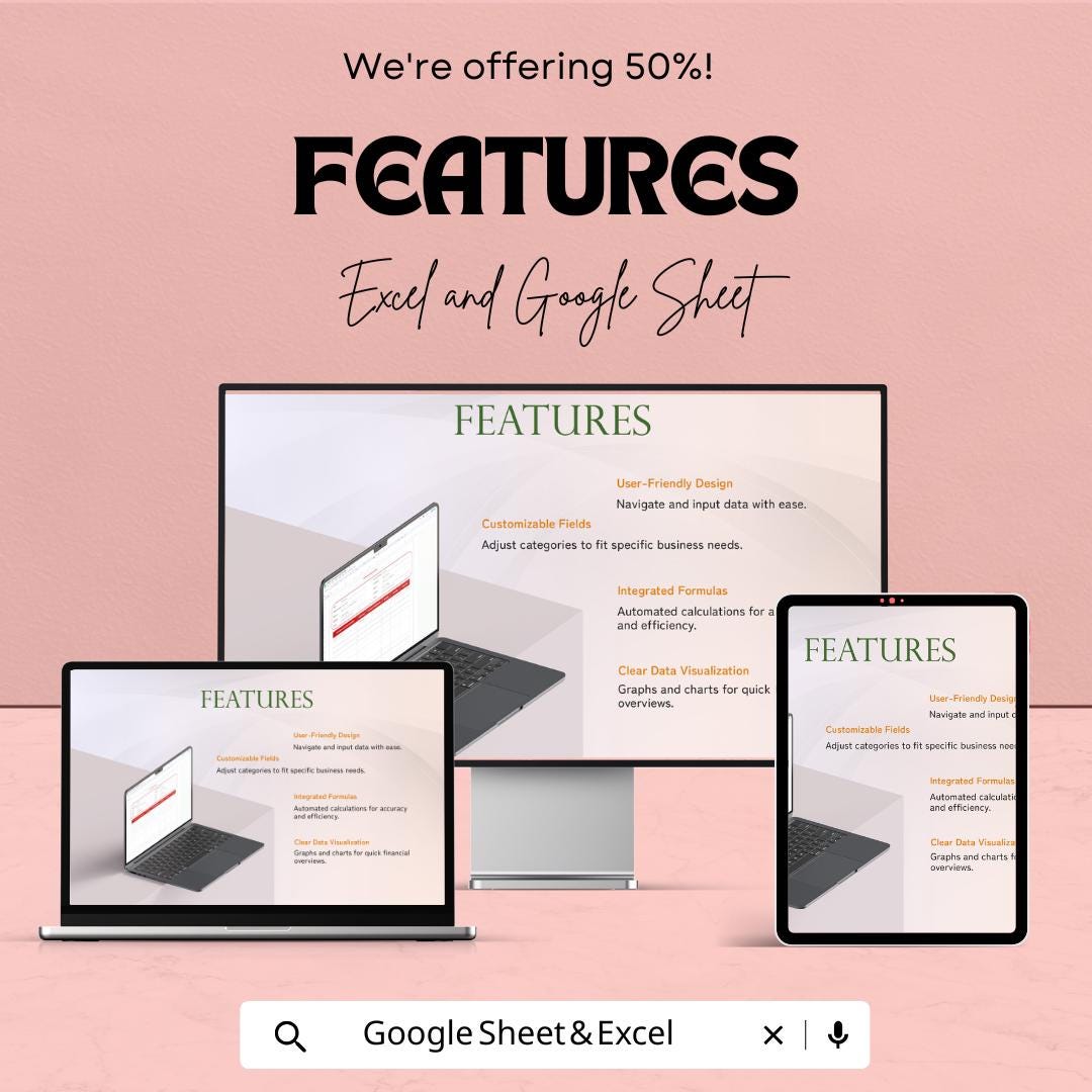 Editable Commercial Invoice Template | Excel & Google Sheets | Customizable Invoice for Business Transactions | Instant Download