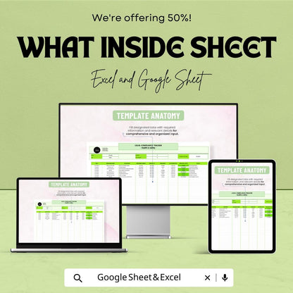 Health & Safety Legal Compliance Tracker Template | Excel and Google Sheets | HSE Compliance Tracker | Safety Regulation Log
