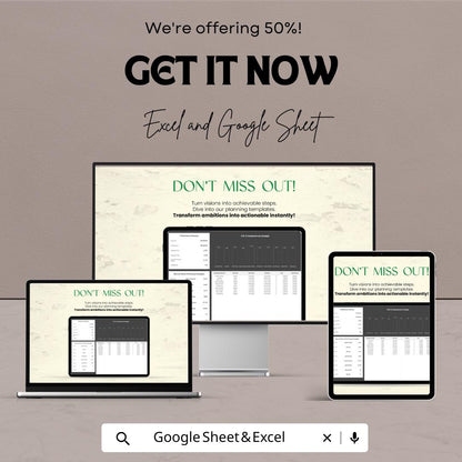 Advertising Programmatic Ad Buying Performance Sheet | Excel & Google Sheets Template | Ad Performance Tracker | Media Buying Dashboard