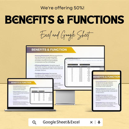 Account Budget Reconciliation System Template | Excel & Google Sheets | Financial Reconciliation Spreadsheet | Budget vs Actual Tracker