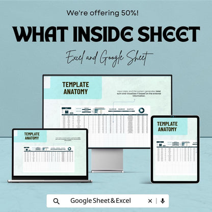 Advertising Media Buying Tracking Sheet Template, Media Buying Spreadsheet, Ad Spend Tracker, Marketing Budget Planner