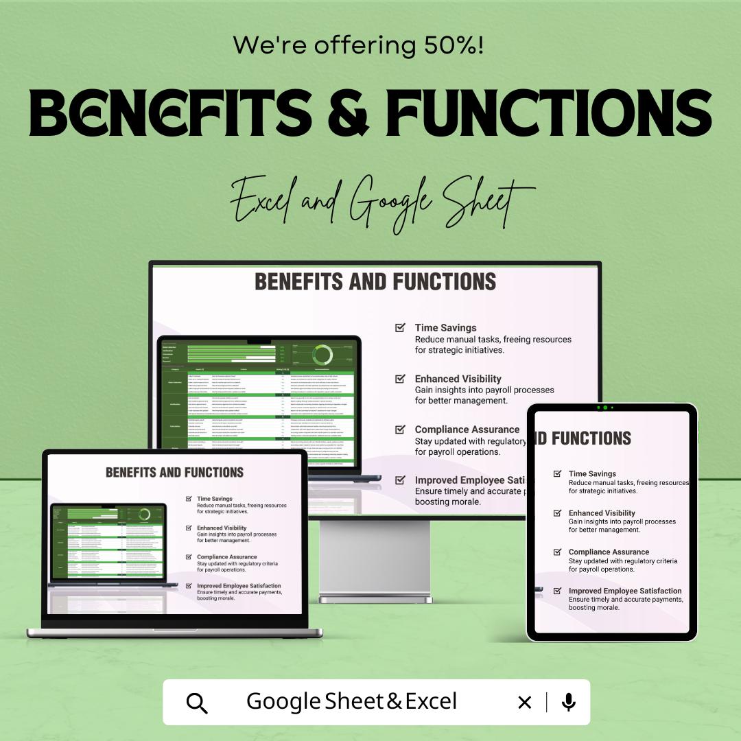 Payroll Accounting Workflow Efficiency Analysis Template | HR Process Improvement | Payroll Audit Tracker | Finance Operations Dashboard