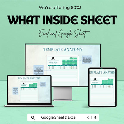 Startup Inventory Control Spreadsheet Template | Inventory Management System | Excel & Google Sheets