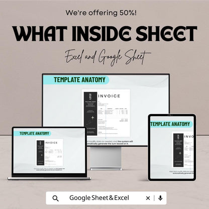 Travel Invoice Sheet | Customizable Travel Invoice Template for Agencies | Professional Google Sheets & Excel Format | Instant Download