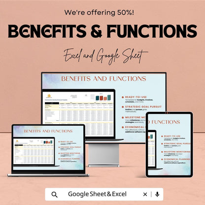 Construction Industry Forecast Template,  Construction Budget Planner, Project Revenue Forecast, Contractor Financial Spreadsheet